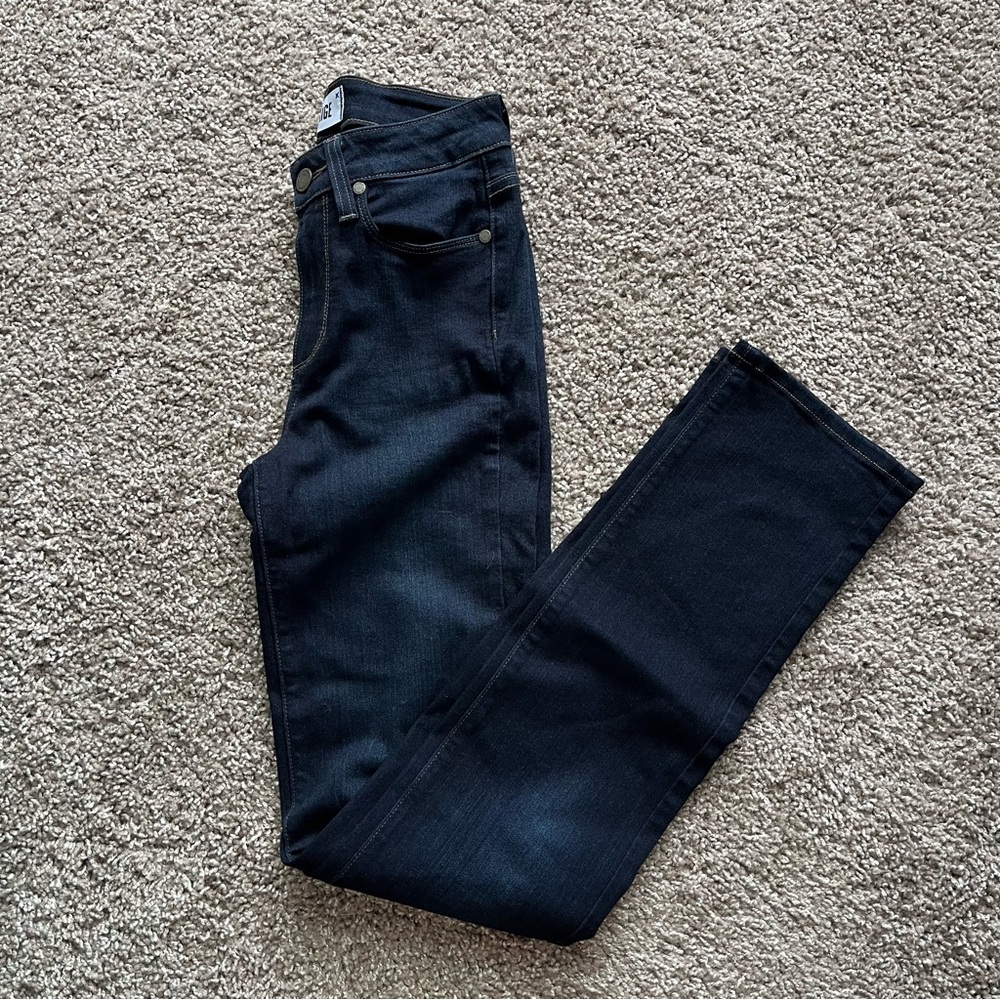 EUC PAIGE Jeans Hoxton Straight size 26 Waist
